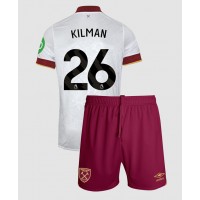 West Ham United Max Kilman #26 3rd trikot Kinder 2024-25 Kurzarm (+ Kurze Hosen)